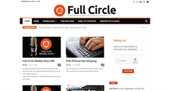 Desktop Screenshot of fullcirclemagazine.org