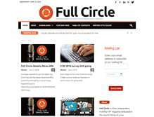 Tablet Screenshot of fullcirclemagazine.org